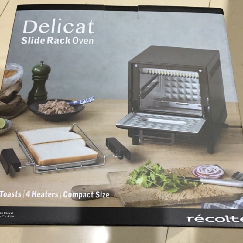 日本麗克特DElicat電烤箱 RSR-1 質感黑 全新品