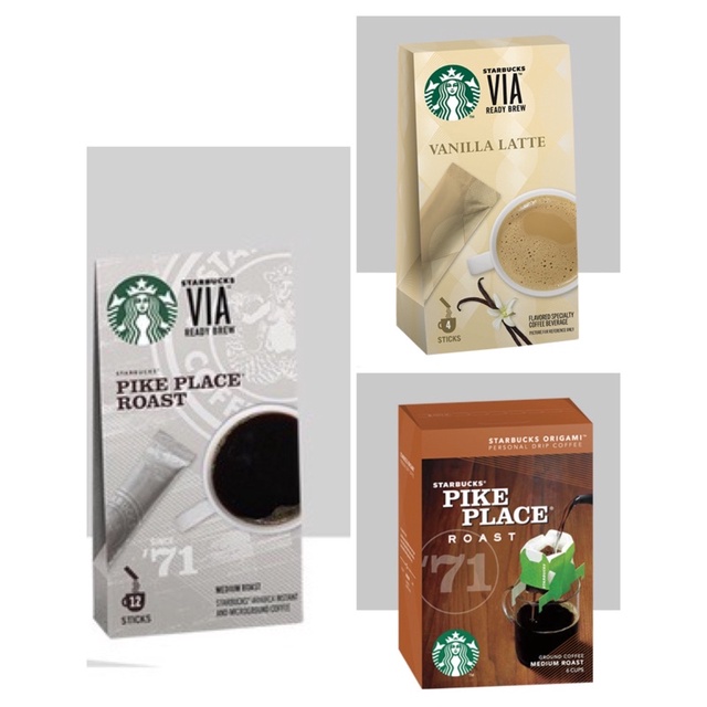 ［可刷卡💳街口支付］ 星巴克 黑咖啡VIA/風味即溶咖啡 / 茶那提/ 福吉茶/掛耳咖啡 Starbucks