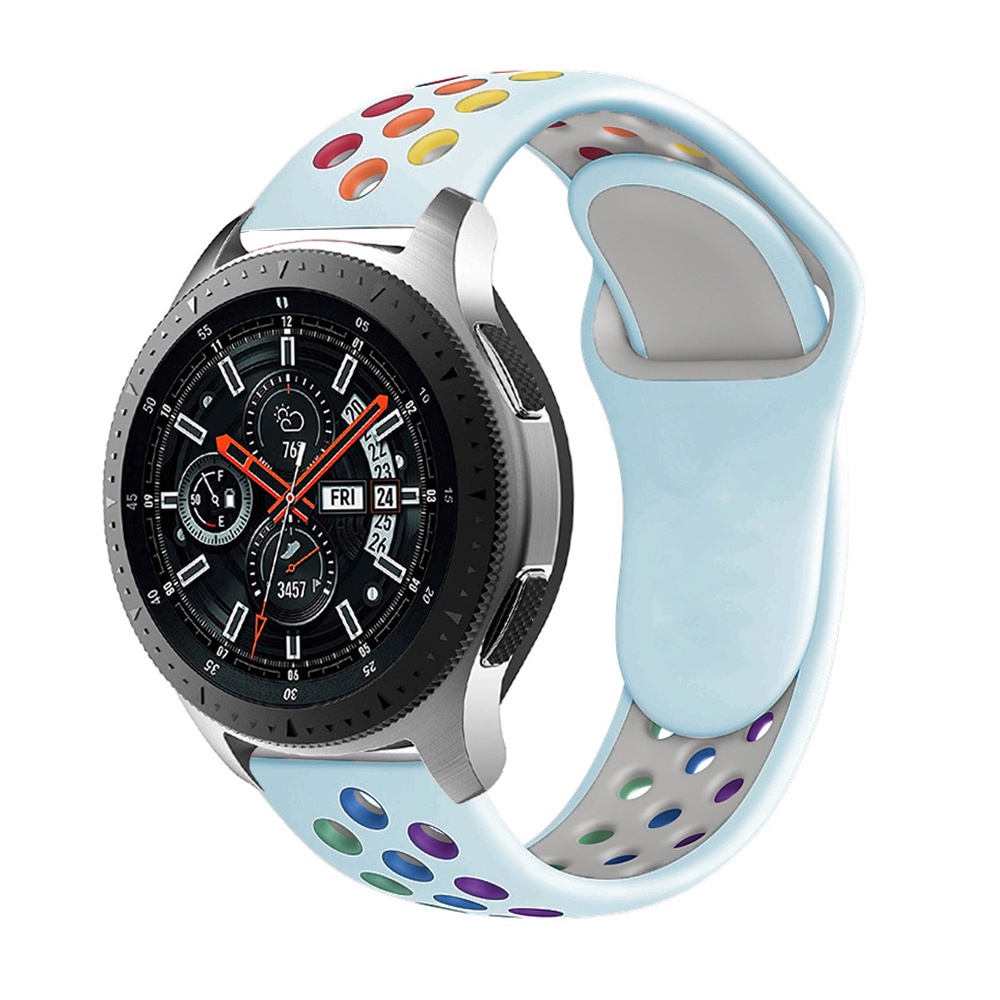 【TW】適用華爲GT2 3 pro Watch 三星 Galaxy watch 4 42mm 46mm 錶帶運動硅膠腕帶