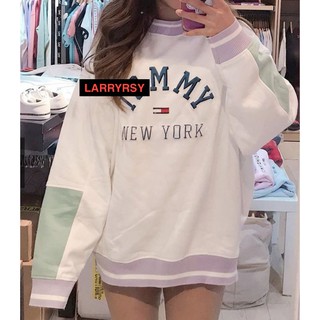 『Ｒ』Tommy Jeans Colour Blocked Logo Sweatshirt 大學T 女著