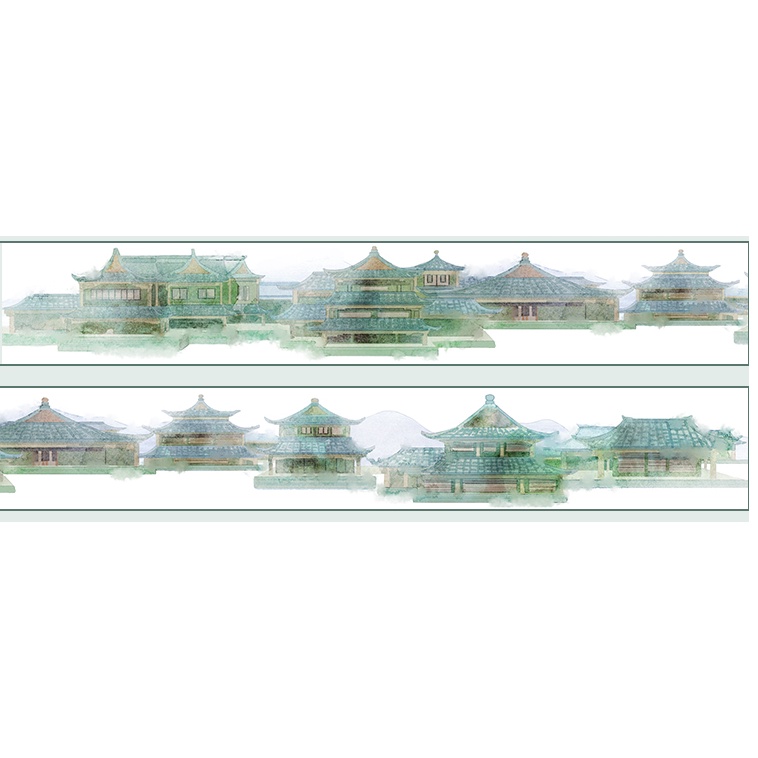 紙膠帶分裝 與君知 星辰里 白蛇傳 煙波橋 煙波鎮 青城山下 人物古風造景和紙特油 蝦皮購物