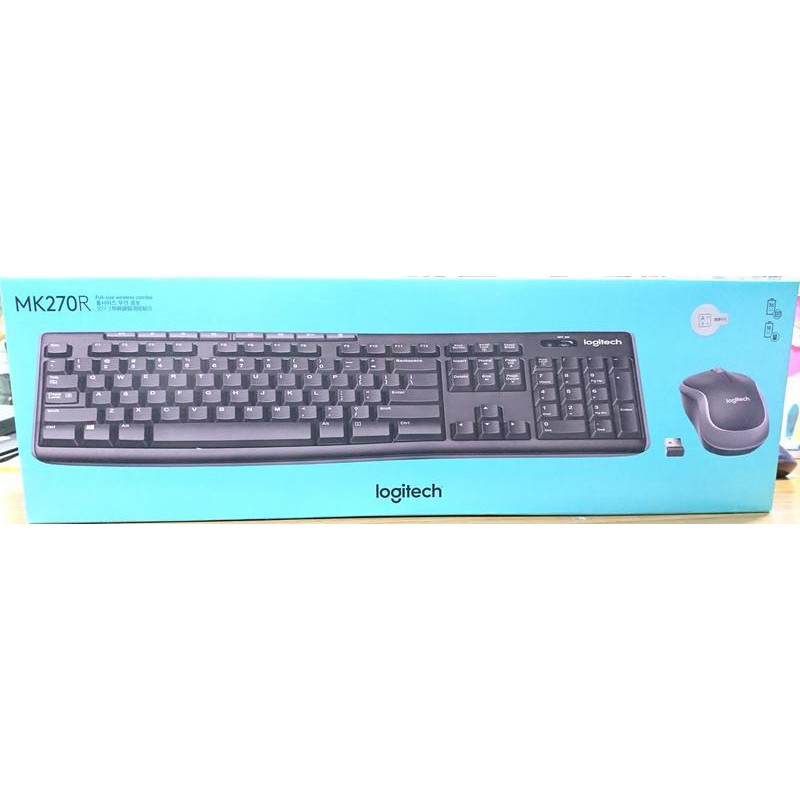 點子電腦-北投...全新◎Logitech 羅技 MK270R 全尺寸無線滑鼠鍵盤組◎ 730元