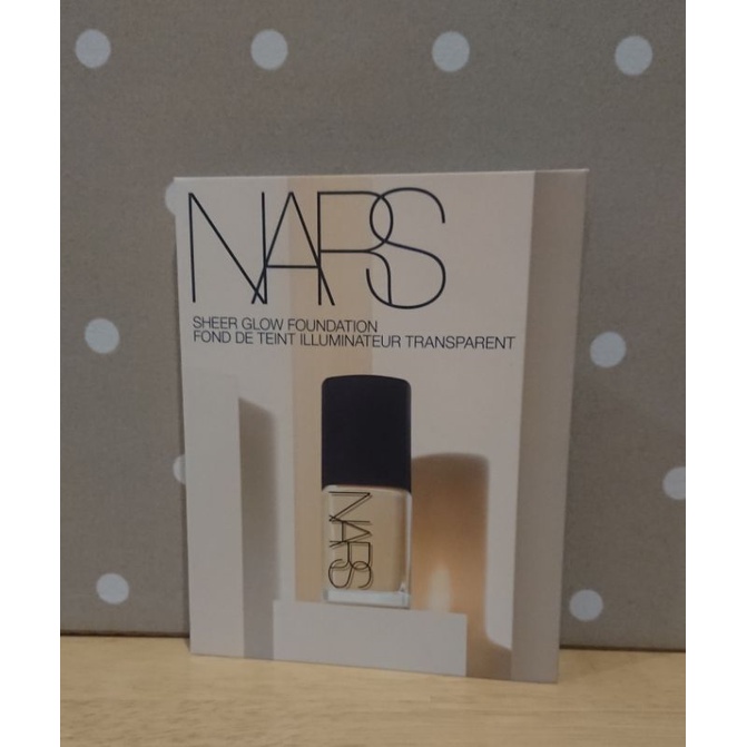 全新 NARS 玩美光透美白粉底液 試用品 試用包 小樣 試色卡 會員禮 滿額禮 出清