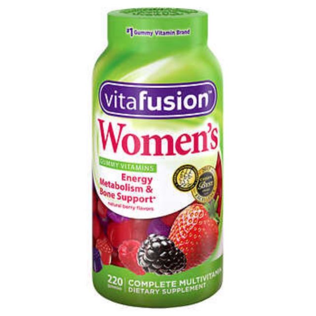 Vitafusion Women's Gummy Vitamins220錠女性綜合維生素水果口味軟糖/小熊糖/美國代購