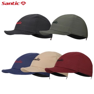 Santic 騎行帽男士女士透氣速乾運動跑步防曬自行車帽