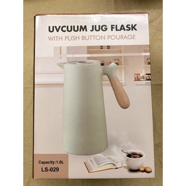 全新出清｜vacuum jug flask ls-029 北歐風保溫壺 白色（附盒）