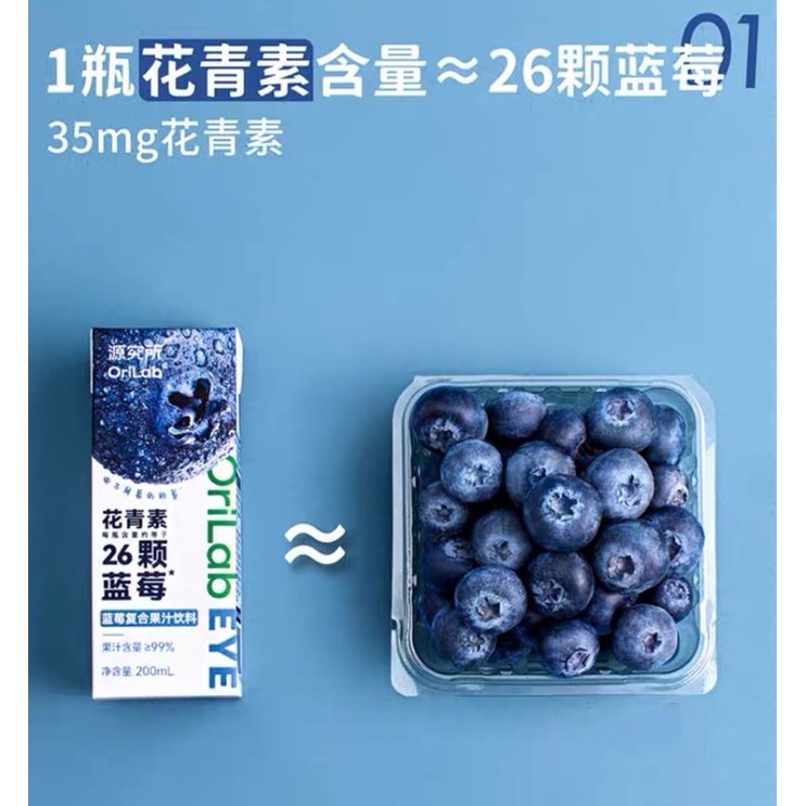 源究所藍莓汁花青素濃縮復合純果蔬汁✔️0蔗糖✔️純天然0添加✔️果汁含量＞99%