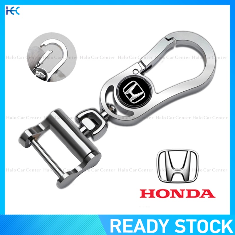 【現貨】本田 Honda 金屬鑰匙扣 汽車鑰匙圈 金屬掛件 創意個性潮編織繩