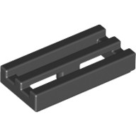 全新樂高 LEGO 黑色小柵欄 Black Tile 1x2 Grille【2412】【241226】