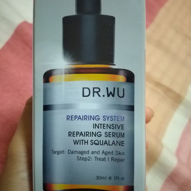 Dr.wu 角鯊潤澤修復精華30ml