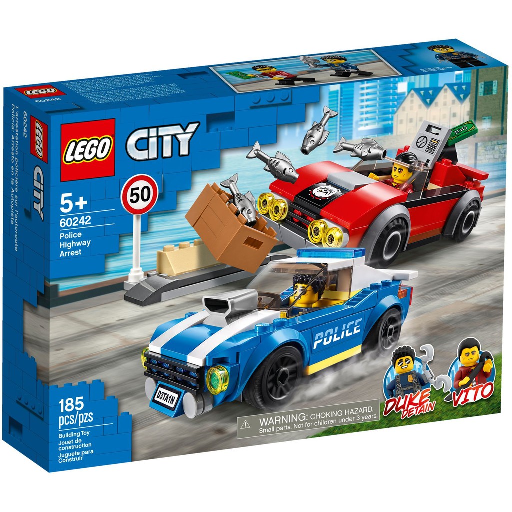 【群樂】盒組 LEGO 60242 警察高速公路追捕戰 現貨不用等