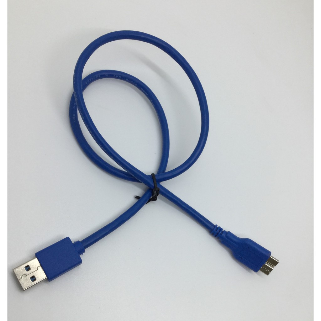 現貨 USB 3.0 Micro B microusb 硬碟外接盒 傳輸線 外接盒傳輸線 60cm OD.45 有編織網