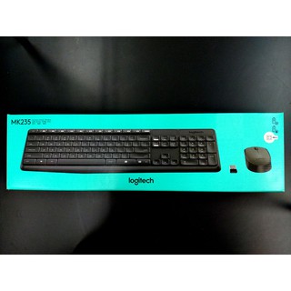 【3CTOWN】含稅附發票 臺灣公司貨 Logitech羅技 MK235 無線滑鼠鍵盤組(寄超商需拆外盒)