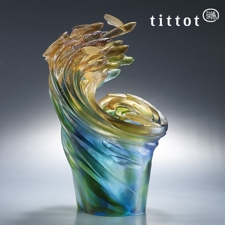 【tittot 琉園丨騰飛耀舞】 琉璃 藝術品 收藏 擺飾