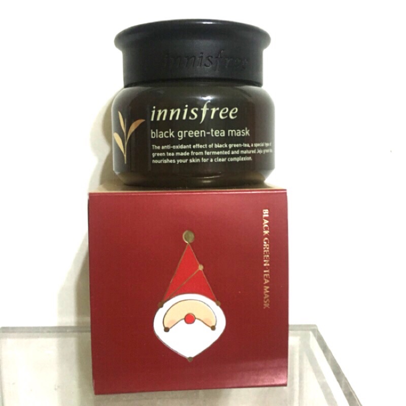 Innisfree 極酵綠茶角質護理面膜30ml 聖誕限定包裝外盒