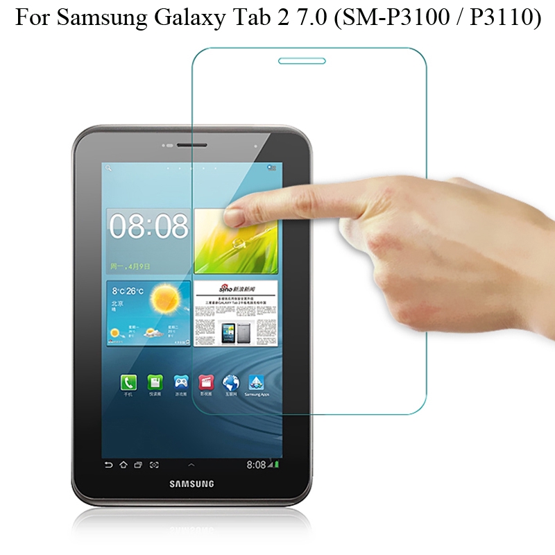 SAMSUNG 鋼化玻璃屏幕保護膜適用於三星 Galaxy Tab 2 7.0 GT-P3100 P3110 P3100