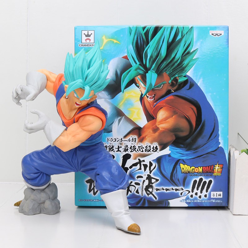 18cm 七龍珠龍珠超悟空貝吉塔合體形態藍發貝吉特超戰士衝擊波必殺技超級賽亞人擺件公仔手辦 蝦皮購物
