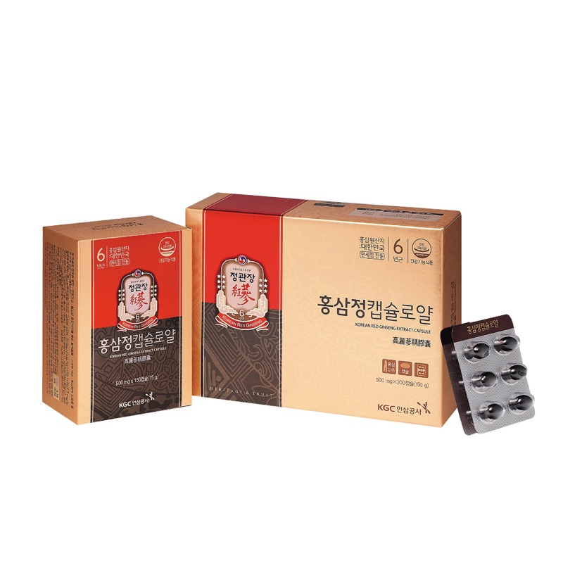 高濃縮高麗人参茶『正官庄6年根紅参精CAPSULE』《ROYAL》未開封150錠 
