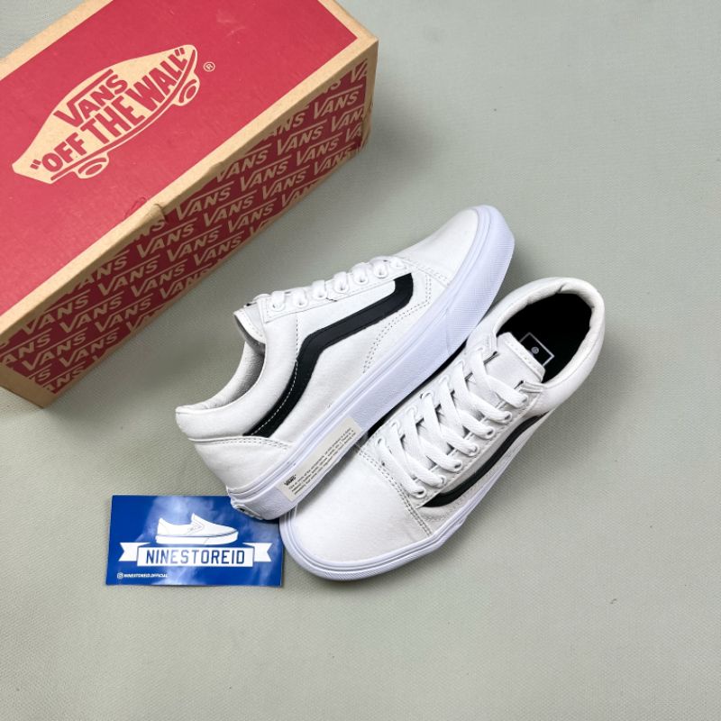 Vans OLD SKOOL 白色黑色 VANS PREMIUM VANS 進口 VANS MOTIF 紅利足T恤