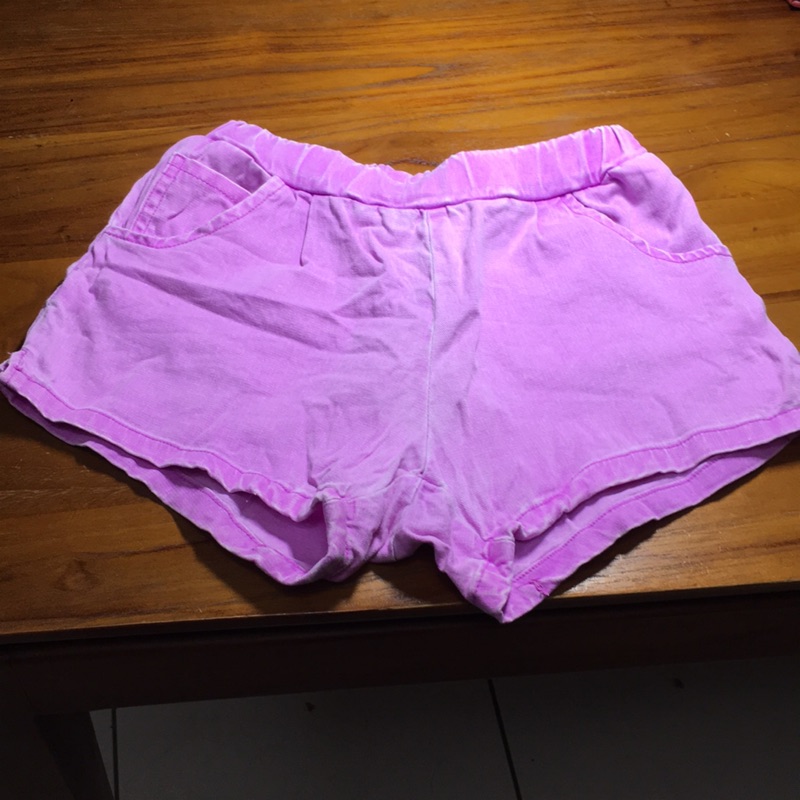 二手 韓國製 marid Amber 女童 做舊紫色 短褲13號