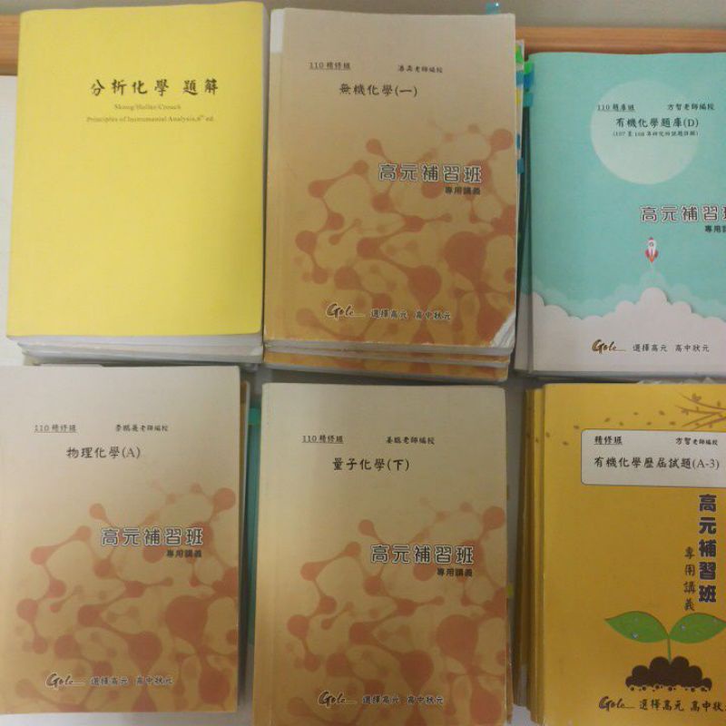 高元姜臨李鵬展潘弈鄭官分析化學量子化學物理化學無機化學上課用講義和題庫 蝦皮購物