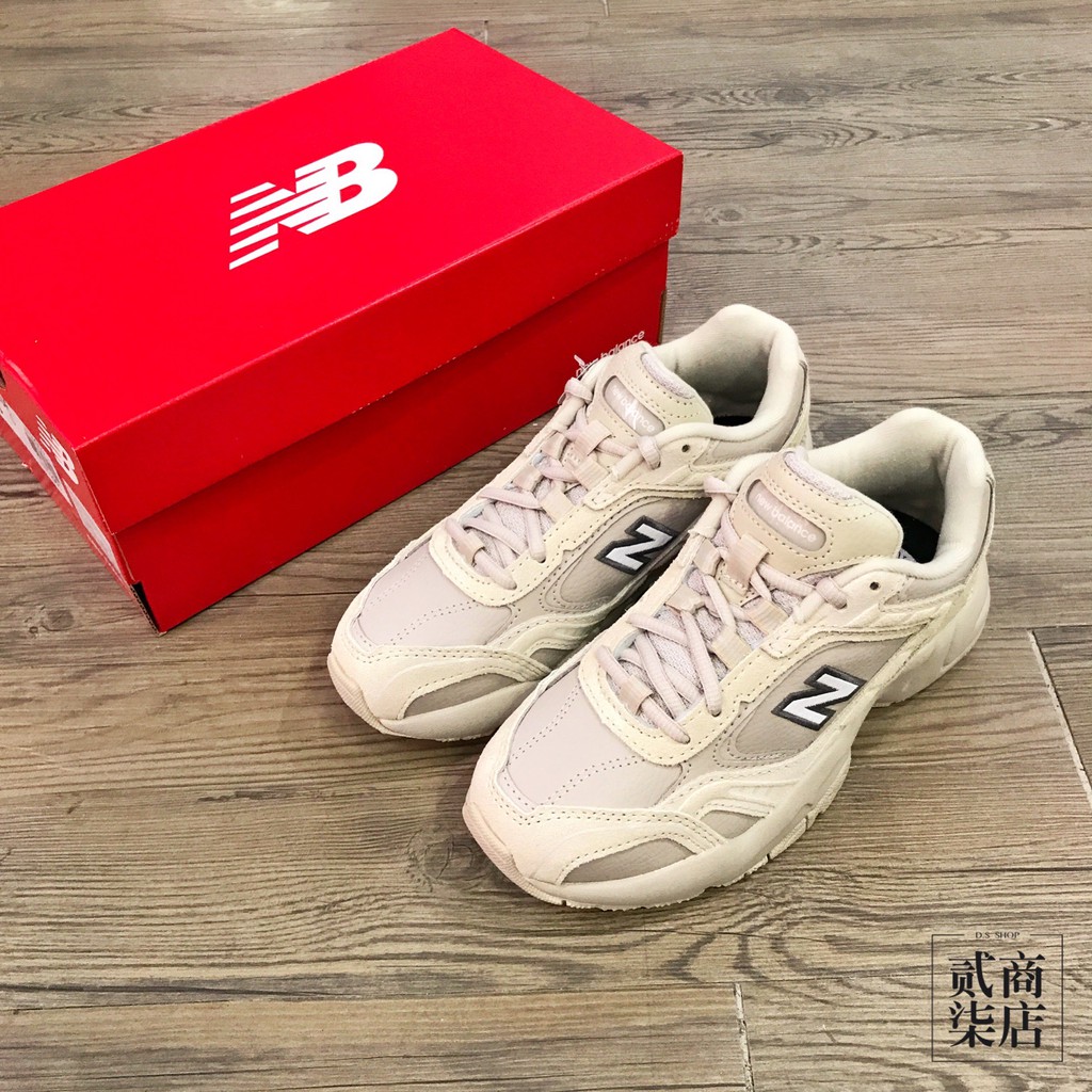 (貳柒商店) New Balance 452 女款 奶茶色 皮革 韓國 老爹鞋 NB452 休閒鞋 厚底 WX452SR