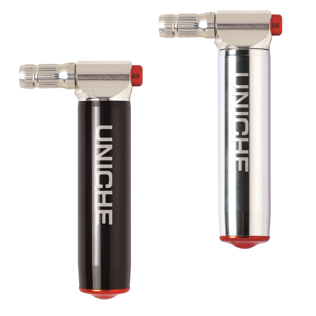 【艾倫單車-現貨】UNICHE  Pro CO2 腳踏車 打氣筒 含CO2鋼瓶儲存筒 專利控制鈕 聰明嘴 適用美法嘴