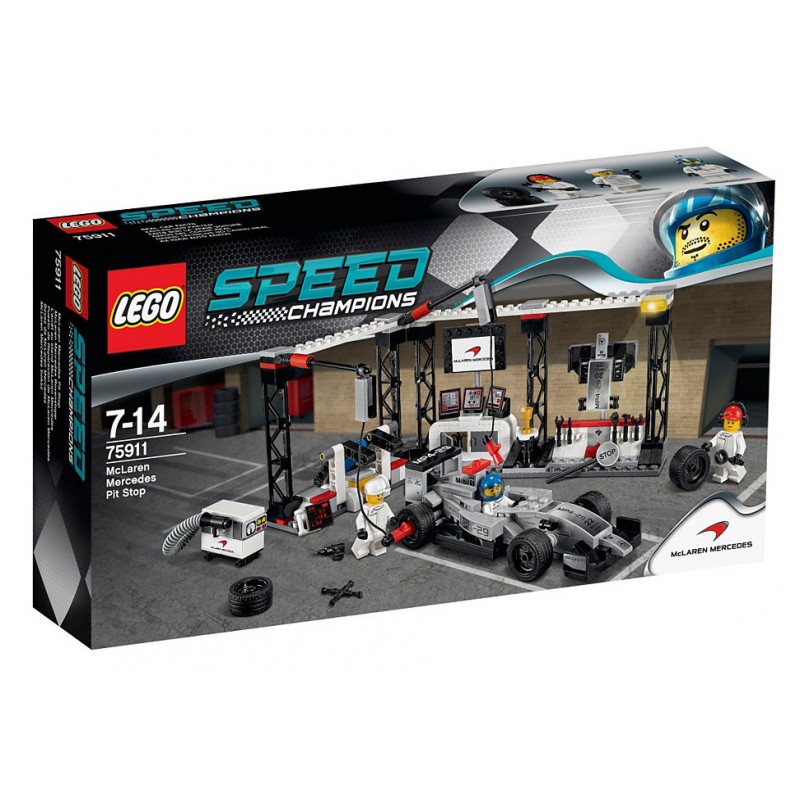【積木樂園】樂高 LEGO 75911 賽車系列 SPEED 麥拉倫維修站 Mercedes Pit Stop