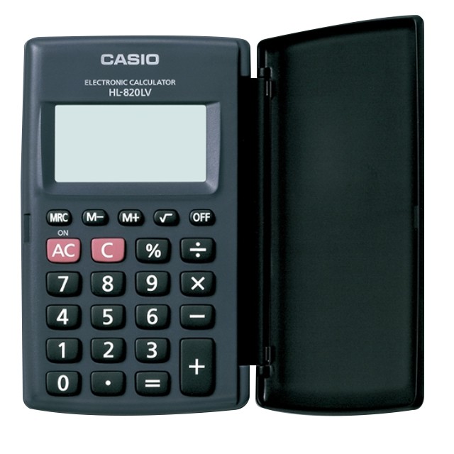 【CASIO 】CASIO 卡西歐 HL-820LV-BK 國家考試專用機 8位數 具有外蓋設計 兩色