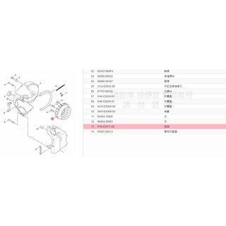 撿便宜料號 5HK-E2611-00 YAMAHA山葉原廠風扇 Sweet RS ZERO CUXI 勁風光 散熱風扇