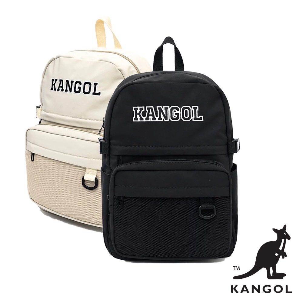 KANGOL 袋鼠- 簡約LOGO純色後背包 單肩包 雙肩包 肩背包 KANGOL包 小包 隨身包 ChooShop