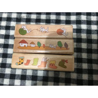 印章 長條 塗鴉 原木 ZAKKA 手作 手創 手帳本 日記 卡片 可愛 文具 花邊 文具控 手帳 卡片
