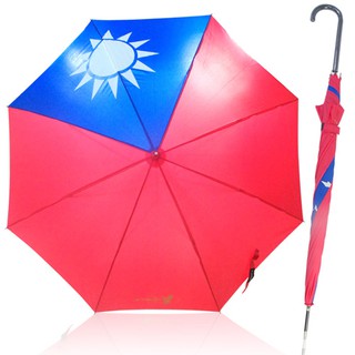 【一起購】愛台灣國旗造型自動傘 國旗傘 雙十國慶