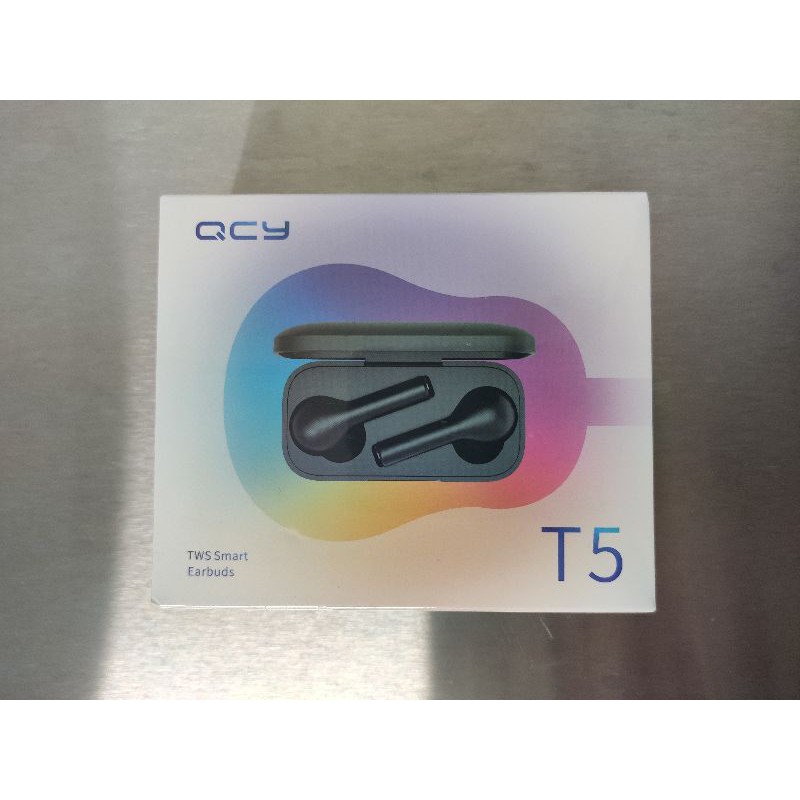 ⭐只有一個×QCY T5 遊戲首選 真無線藍芽耳機 原廠正品 重低音 指紋觸控 可選曲 運動藍芽耳機 HIFI高音質