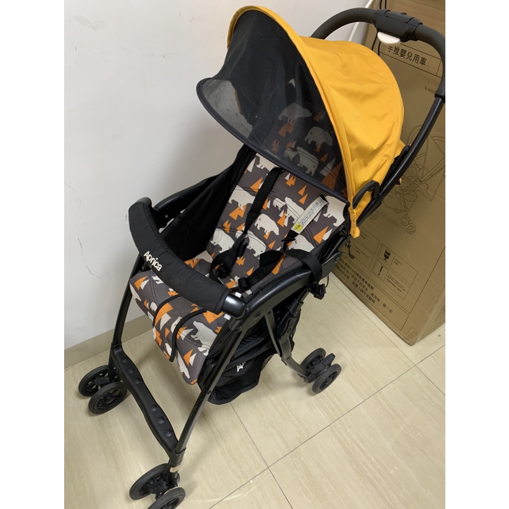 【紅茶爸雜貨舖】【二手專區】Aprica Magical air S 超輕量單向嬰幼兒手推車高視野 -北極熊 | 蝦皮購物