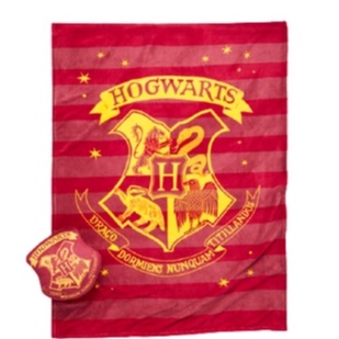 [現貨]哈利波特毛毯 抱枕套組空調毯 Harry Potter蓋毯 霍格華茲魔法學校Hogwarts午睡宿舍交換生日禮品