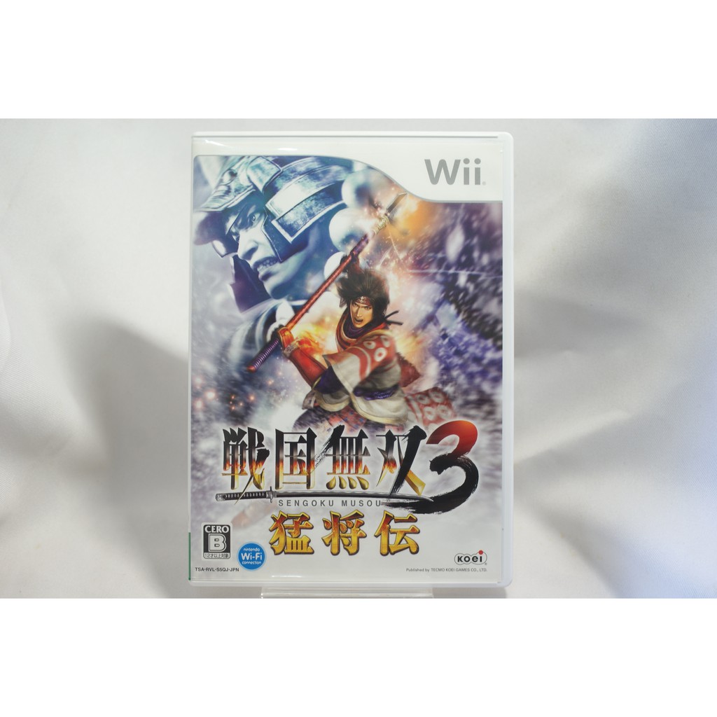 耀西 二手純日版任天堂wii 戰國無雙3 猛將傳含稅附發票 蝦皮購物