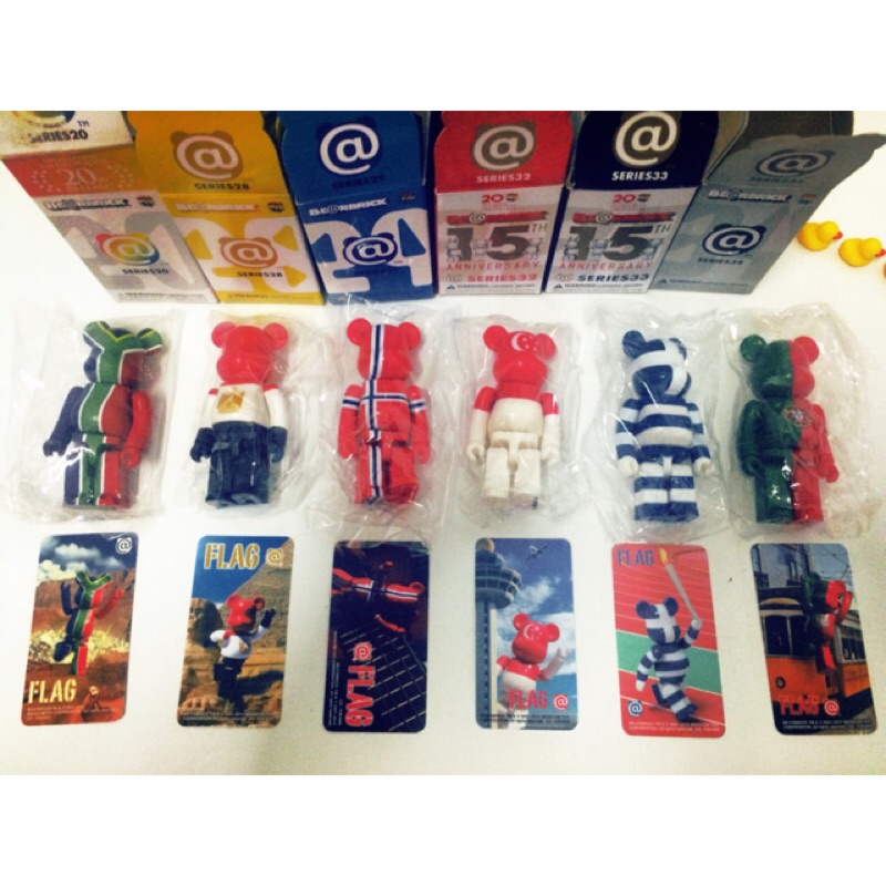 Be@rbrick FLAG系列 be@rbrick 20、 27、28、29、、32、33、34、36代國旗 世界盃