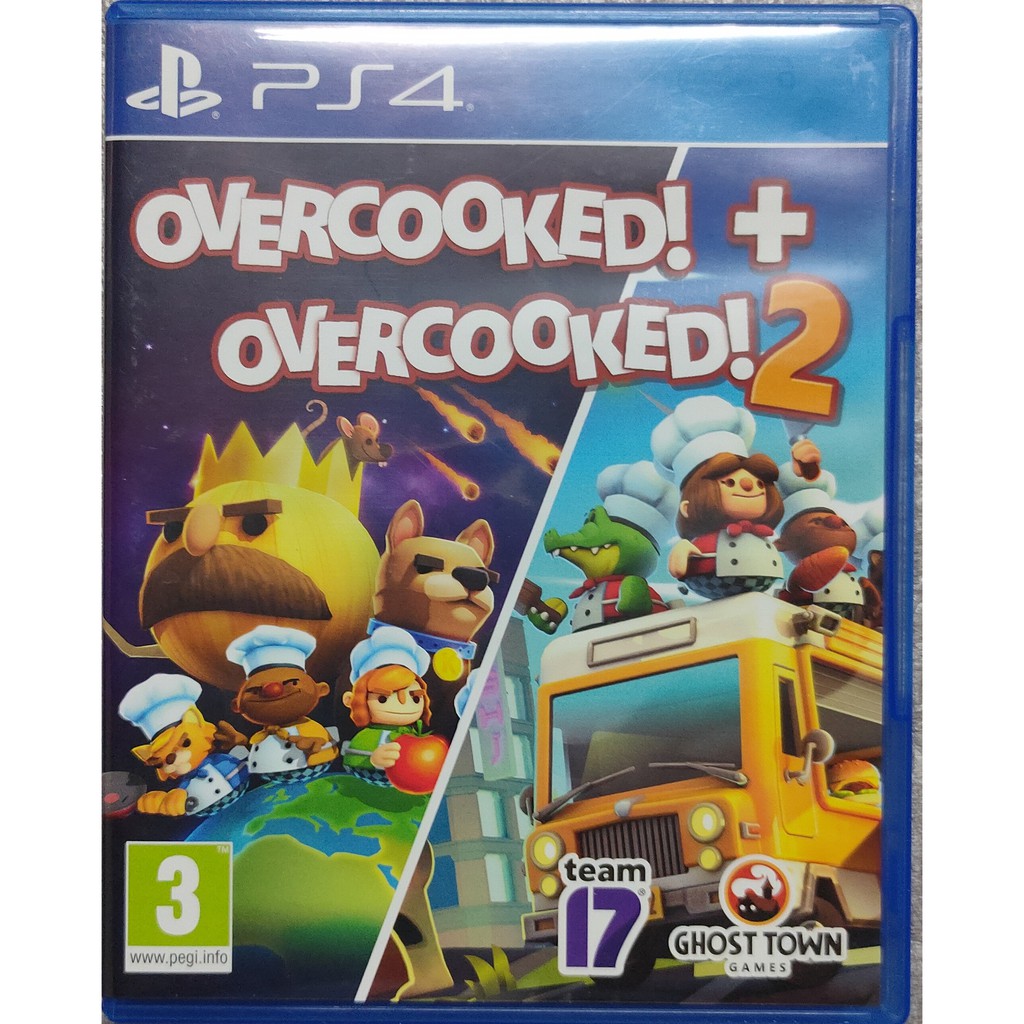 PS4 煮過頭 1 + 2 合輯 Overcooked 繁體 中文版 英文版