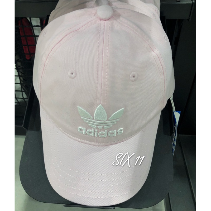 SIX@ADIDAS TREFOIL CLASSIC CAP 愛迪達淡粉紅電繡三葉草男女DJ0882 | 蝦皮購物