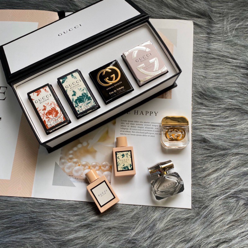 全新g Ucci 古 馳迷你香水禮盒gucci Bloom 女生香水 蝦皮購物