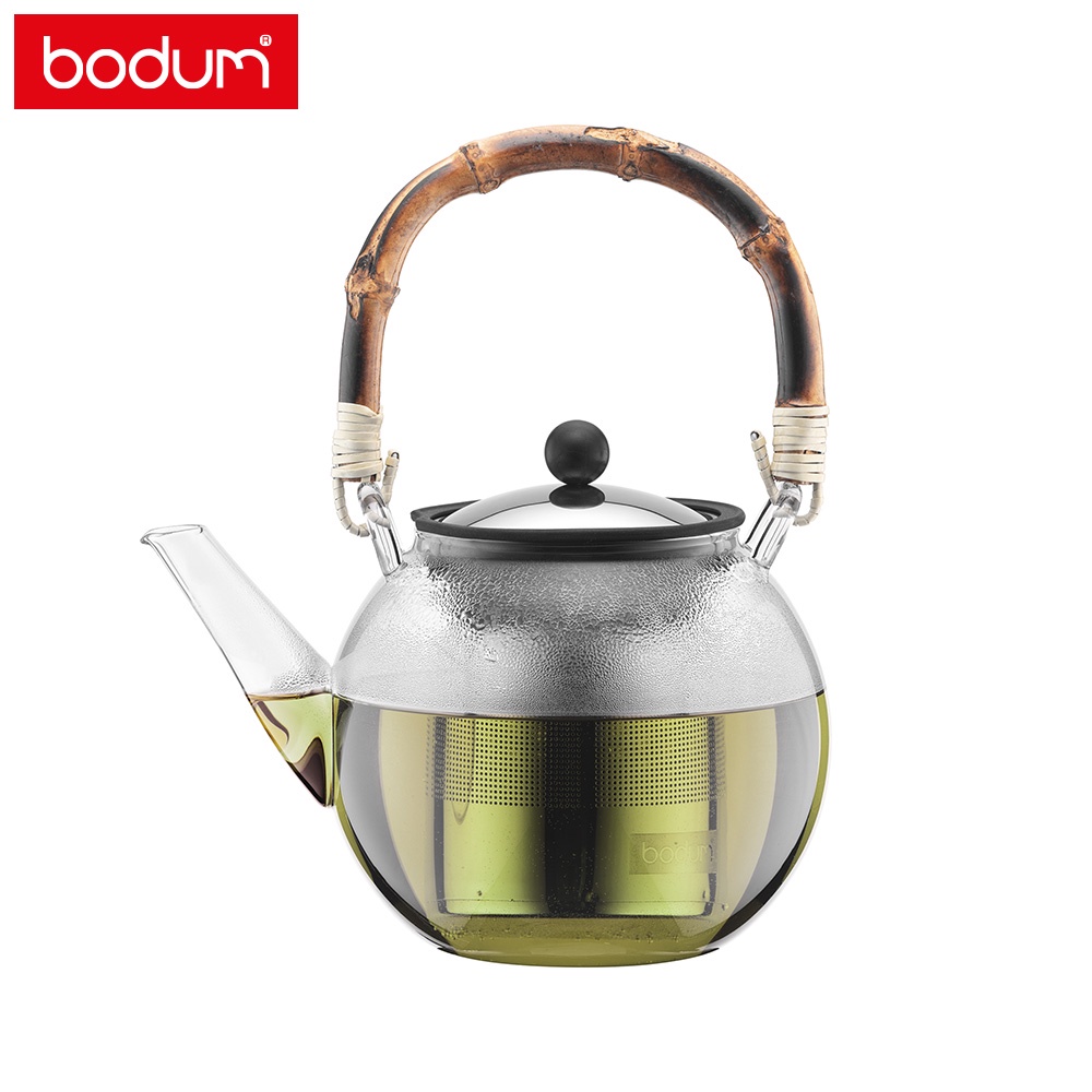 【Bodum】壓濾式茶壺(竹製把手)ASSAM1000CC BD11806-139 嘉儀家品