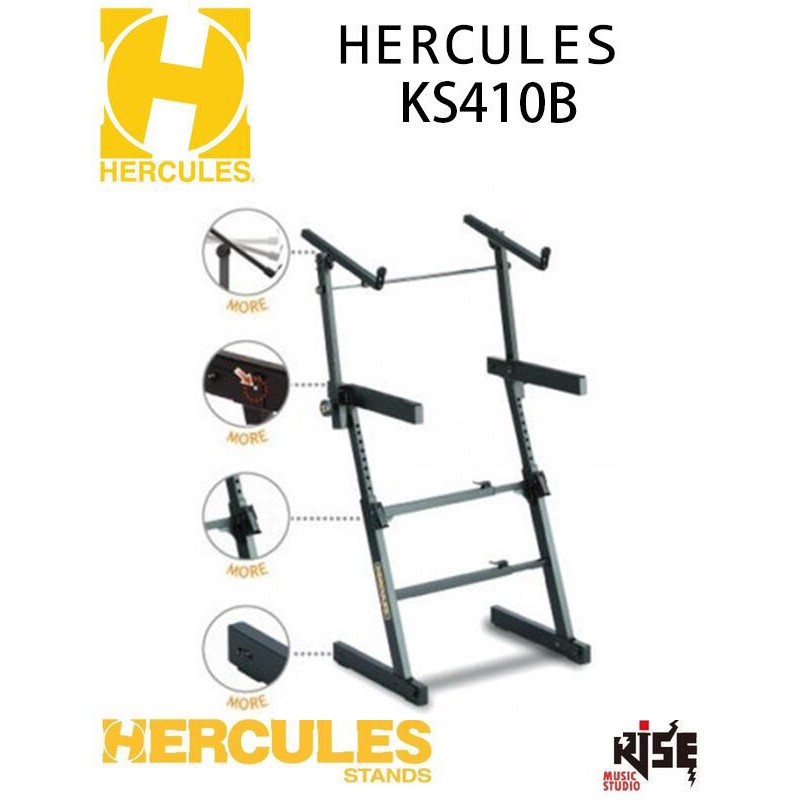 HERCULES 海克力斯 KS410B 電子琴架 Z型雙層鍵盤架【又昇樂器.音響】