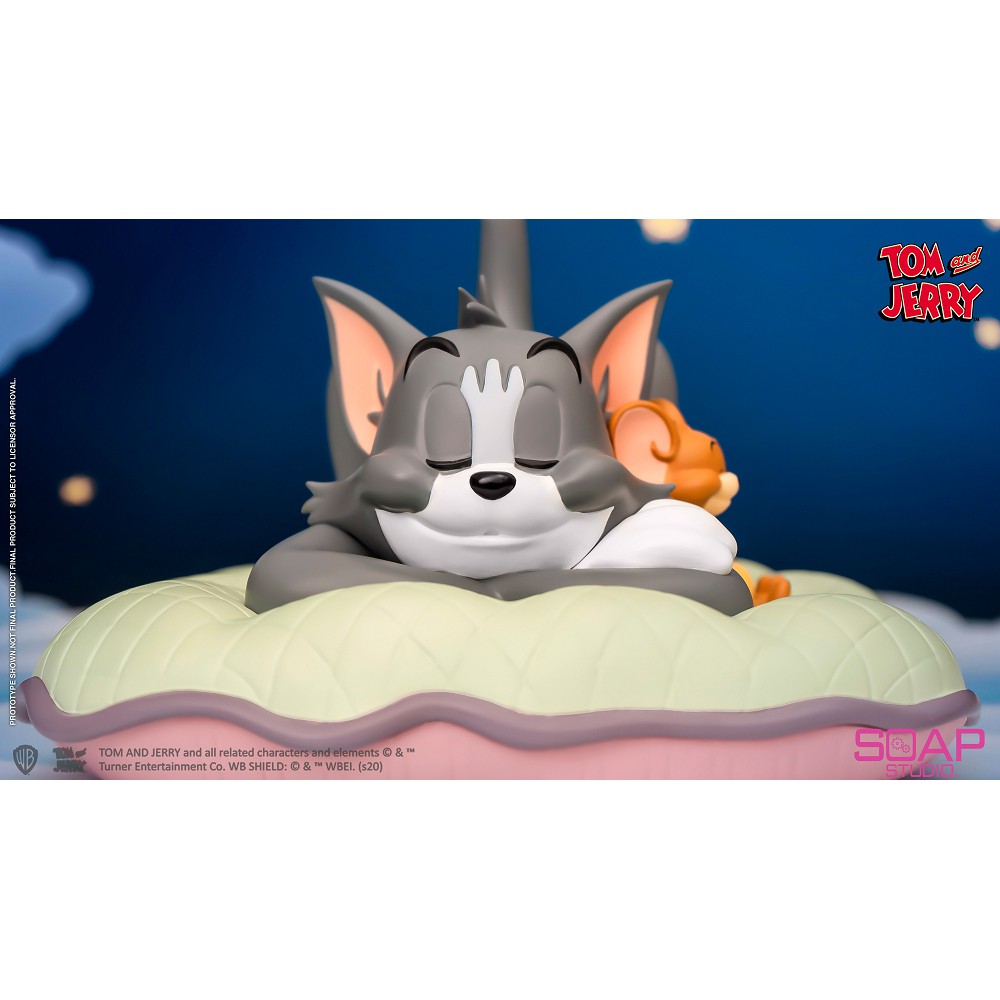【撒旦玩具 SatanToys】預購 Soap Studio 卡通【湯姆貓與傑利鼠/ 貓和老鼠】酣睡時光款 雕像 Tom