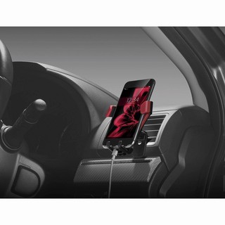 車Bar- SA25 CARMATE 快速拿取冷氣孔手機架(紅) 自動夾緊式手機架 車用手機架 高質感手機架 冷氣出風口