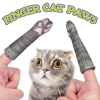 手指貓爪 搞怪逗貓 KUSO 拍攝 貓手 FINGER CAT PAWS 美國Archie McPhee 惡搞手中貓咪爪
