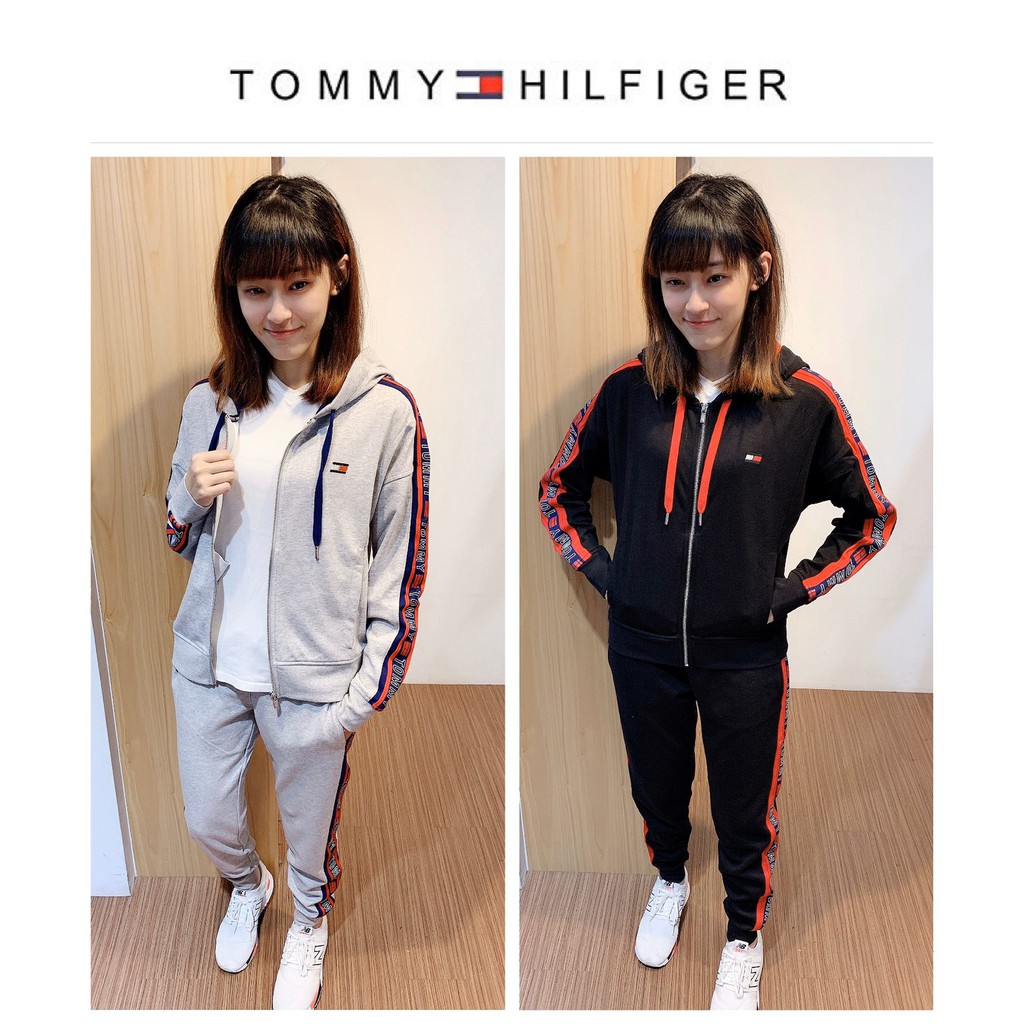 【Ayllon】Tommy Hilfiger 女版 經典Logo串標款 長褲 外套 套裝