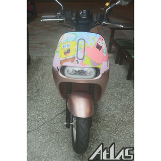 【擎天國際】 gogoro 海綿寶寶 儀表 大燈燈膜 內裝包膜 車體改色 消光 犀牛皮 貼膜 包膜 改色 保護