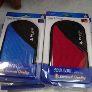 老闆隨便賣~ps vita 2000系列 紅藍 隨身保護套 軟布 軟袋 收納 主機包 硬殼