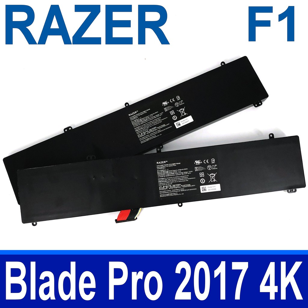 RAZER Blade F1 . 電池 Blade Pro 2017年 Pro 2017 4K RZ09-0166 系列